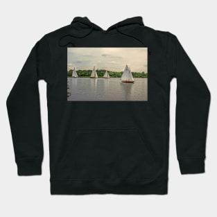 Sailing on Wroxham Broad. Hoodie